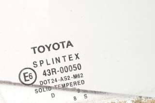 Стекло двери передней левой Toyota Avensis 1 1999г. 43R00050, DOT24, AS2 , art8259604 - Фото 2