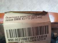 окантовка решетки радиатора BMW X5 F15 2013г. 51137294485, 51117308660 - Фото 10