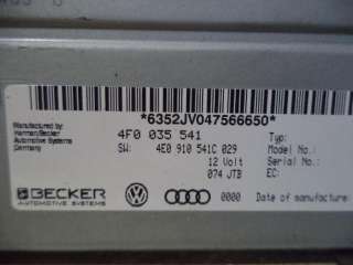 Блок управления приема сигнала магнитолы Audi A6 C6 (S6,RS6) 2005г. 4F0035541,4E0910541C - Фото 2