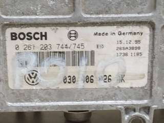 Блок управления двигателем Volkswagen Polo 3 1995г. BOSCH,0261203744745,030906026AK - Фото 3