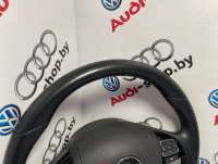 Рулевое колесо Volkswagen Touareg 2 2014г.  - Фото 2