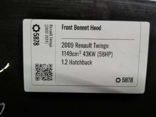 Капот Renault Twingo 2 2009г. 651002450R - Фото 3