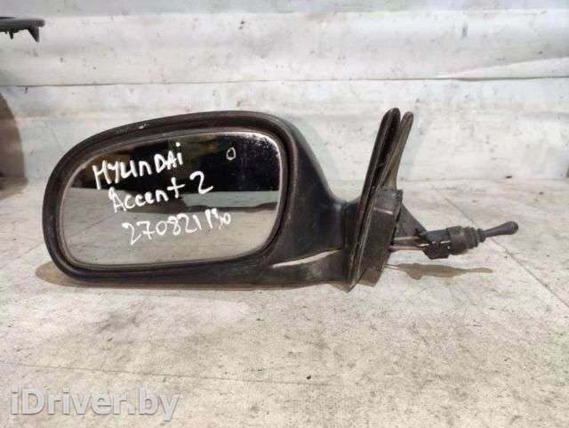 Зеркало левое Hyundai Accent X3 1998г.  - Фото 1