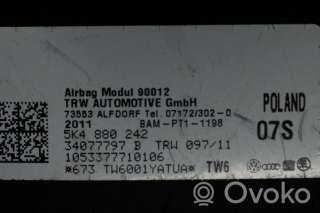Подушка безопасности боковая (в сиденье) Volkswagen Golf 5 2011г. 5k4880242 , artGTV5241 - Фото 4