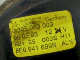Фара противотуманная левая Audi A4 B6 2005г. 8E0941699B - Фото 4