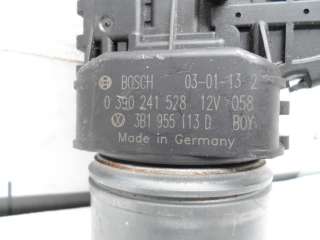 Двигатель стеклоочистителя передний Volkswagen Passat B5 2003г. 3B1 955 113C - Фото 4