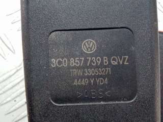 Ответная часть ремня безопасности Volkswagen Passat B6 2009г. 3C0857739B - Фото 3