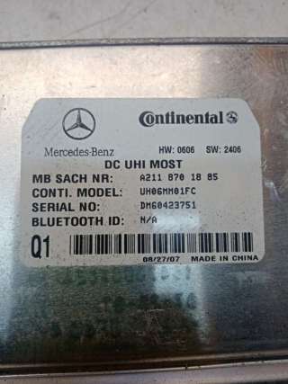 Блок управления телефоном Mercedes ML W164 2009г. A2118701885 - Фото 3