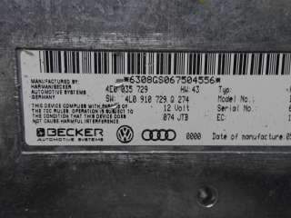 Блок управления интерфейсом Audi Q7 4L 2007г. 4E0035729,4E0910729Q - Фото 3