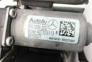 Ремень безопасности передний правый Mercedes C W204 2009г. 616424600 , art4110716 - Фото 4