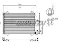 LOR009-016-0009 Радиатор кондиционера к Peugeot Partner 2 Арт K2326602