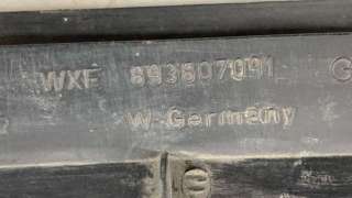 Накладка (юбка) заднего бампера Audi 80 B3 1988г. 893807091 - Фото 5