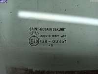 Стекло двери передней правой Renault Sandero 1 2009г.  - Фото 2