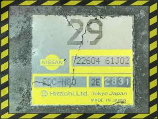 Блок управления двигателем Nissan Primera 10 1994г. 2260461J02 - Фото 2