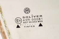 Стекло двери задней правой Volkswagen Passat B5 1998г. 43R00081, DOT90, AS2 , art8270086 - Фото 2