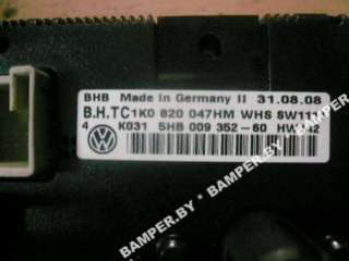 Блок управления печки / климат-контроля Volkswagen Golf 5 2007г. 1K0820047HM, 1K1820045B, 1K0858089 - Фото 6