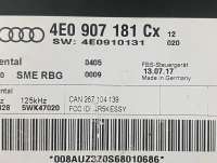 Блок управления бесключевым доступом Audi A8 D3 (S8) 2006г. 4E0910131,4E0907181CX - Фото 2
