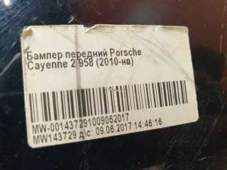 бампер Porsche Cayenne 957 2014г. 95850521718G2X, 7P5807221D - Фото 13