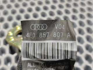 Ремень безопасности задний правый Audi A8 D3 (S8) 2005г. 4E0857807A - Фото 3