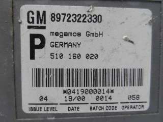 Блок управления иммобилайзером Opel Frontera B 2001г. 510160020,8972322330 - Фото 4