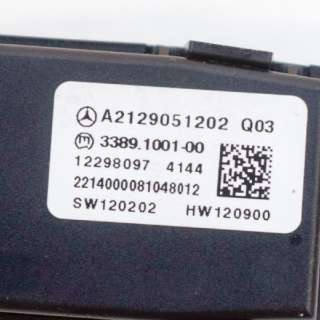 Кнопка (Выключатель) Mercedes E W207 2014г. A2129051202, HW120900, SW120202 , art386541 - Фото 5