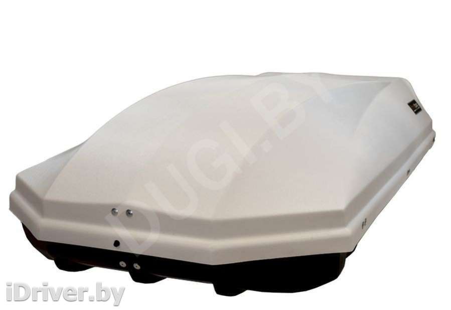 Багажник на крышу Автобокс (450л) на крышу FirstBag, цвет белый матовый Iran-khodro Samand 2012г.   - Фото 3