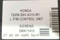 Блок управления стеклоподъемниками Honda Pilot 1 2004г. 5WK11410,SIEMENS - Фото 3