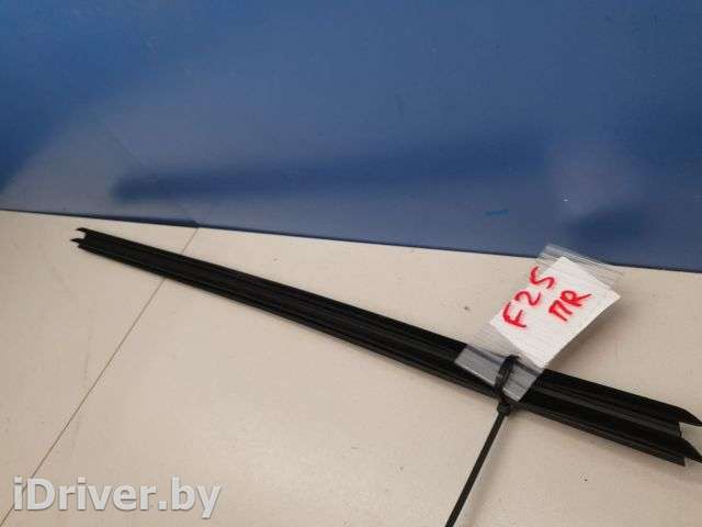 Накладка стекла передней правой двери BMW X3 F25 2011г. 51337205718 - Фото 1