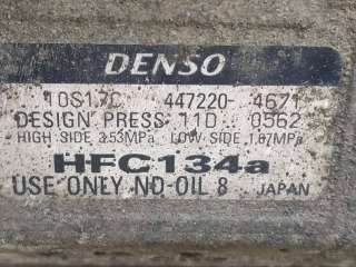 Компрессор кондиционера Mazda MPV 2 2002г. HFC134A,DENSO,447220-4671 - Фото 4
