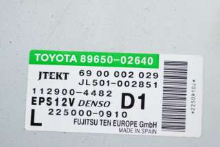 Блок управления рулевой рейки Toyota Auris 1 2010г. 6900002029, JL501-002851, 112900-4482, 225000-0910, 89650-02640 , art510896 - Фото 6