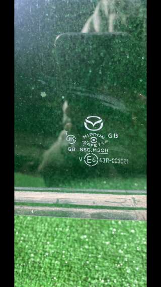 Стекло двери задней левой Mazda 5 2 2011г.  - Фото 4