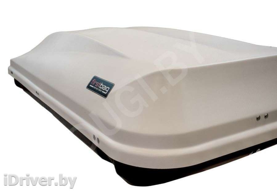 Багажник на крышу Автобокс (450л) на крышу FirstBag, цвет белый матовый Smart Forfour 1 2012г.   - Фото 11