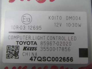 Светодиодный модуль фары Toyota Highlander 3 2014г.  - Фото 3
