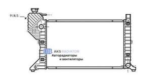  Радиатор основной к Mercedes Sprinter W901-905 Арт 502183R-1R
