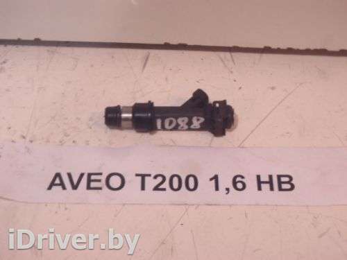 Форсунка инжекторная электрическая Chevrolet Aveo T200 2003г. 96386780 - Фото 1