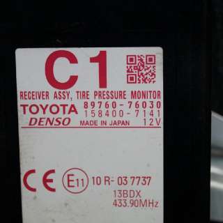 89760-76030 , art77695 Блок контроля давления в шинах Lexus CT Арт 77695, вид 4