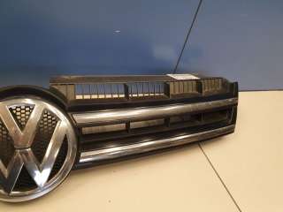 Решетка радиатора Volkswagen Touareg 2 2011г. 7P6853651CZLL - Фото 3