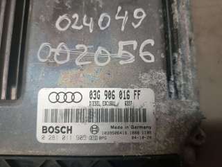 Блок управления двигателем Audi A3 8P 2007г. 03G906016FF,0281011905,EDC16U1 - Фото 2