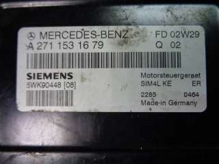 Блок управления ДВС Mercedes C W203 2002г. 2711531679,5WK90448 - Фото 3