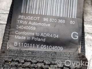 Ремень безопасности Peugeot 5008 2010г. 9682036880, 34039736d, 34068388e , artDLT28806 - Фото 4