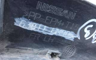 Накладка крыла переднего левого Nissan Qashqai 2 2014г. 63811BM90B - Фото 6