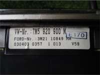 Щиток приборов (приборная панель) Ford Galaxy 1 restailing 2002г.  - Фото 2