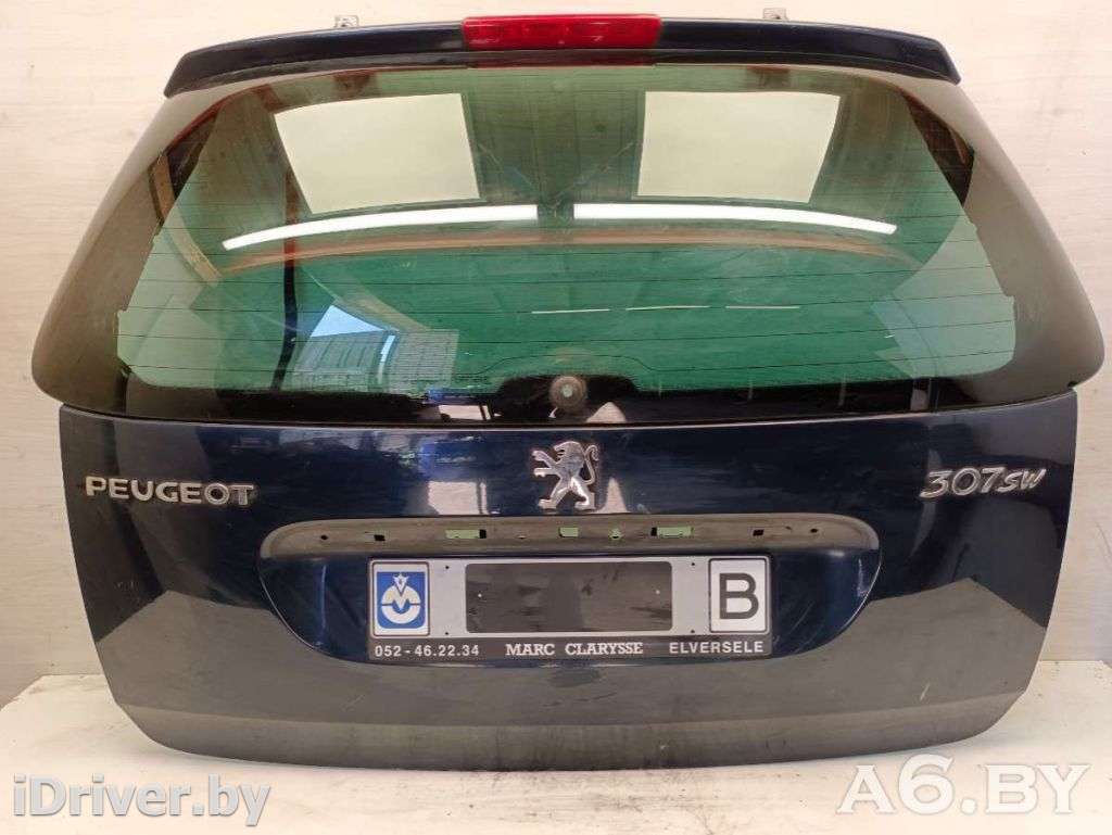 Крышка багажника (дверь 3-5) Peugeot 307 2005г.   - Фото 4