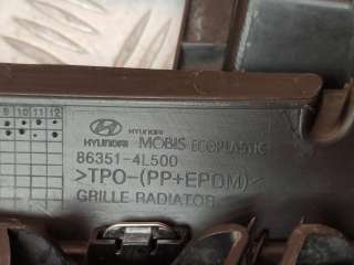 решетка радиатора Hyundai Solaris 1 2014г. 863504L500, 863514L500 - Фото 7