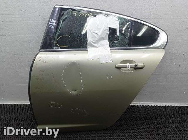 Стекло двери задней левой Jaguar XF 250 2009г.  - Фото 1