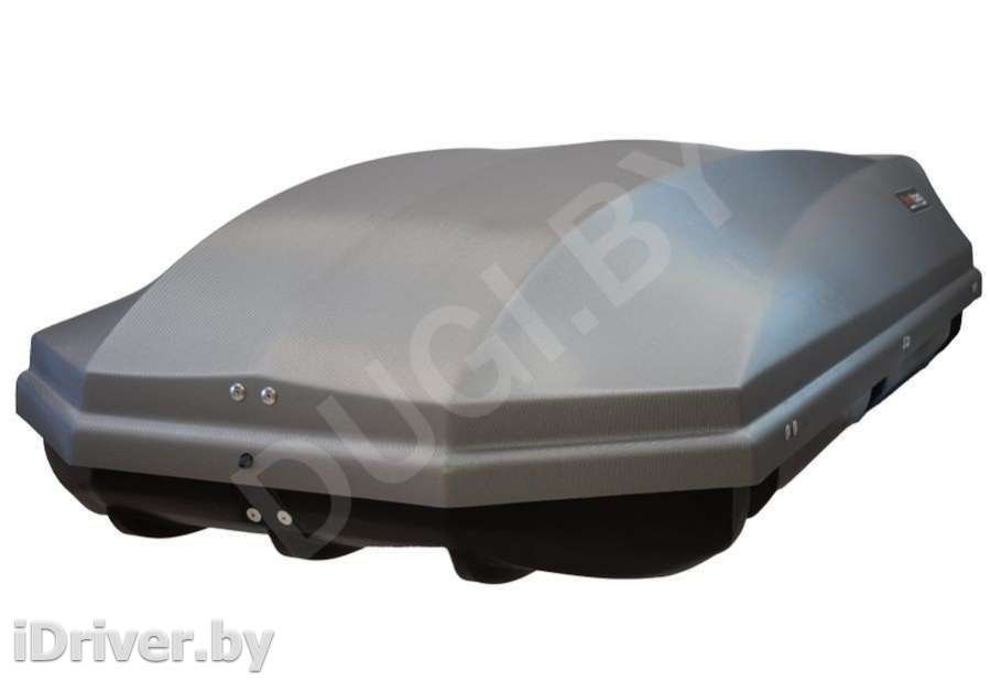 Багажник на крышу Автобокс (450л) на крышу FirstBag, цвет серый матовый BMW 2 U06 2012г.   - Фото 2