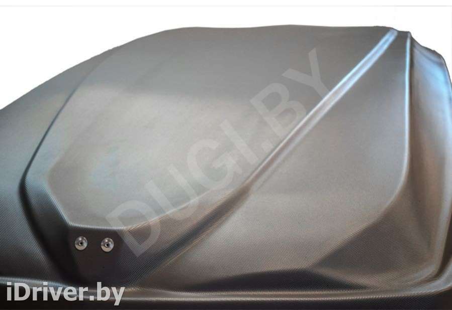 Багажник на крышу Автобокс (480л) FirstBag J480.007 (195x85x40 см) цвет серый Isuzu NPR 2012г.   - Фото 2