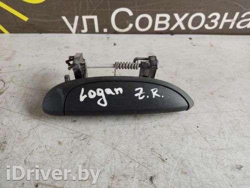 Ручка наружная задняя правая Renault Logan 1 2006г.  - Фото 1