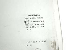 Стекло двери задней левой Nissan Pulsar NB17 2015г. 43R-00048 , art1290598 - Фото 4