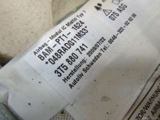 Подушка безопасности боковая (шторка) Skoda Superb 2 2009г. 3T5880741 - Фото 4